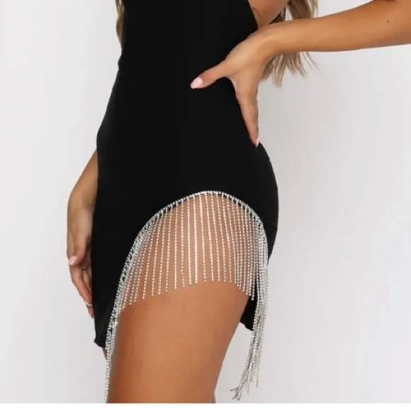 Dresses | Gem Cut Out Leg Dress | Poshmark Dresses | Gem Cut Out Leg Dress | Poshmark